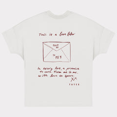 Soft Touch T-Shirt (Oversized) "Love letter"