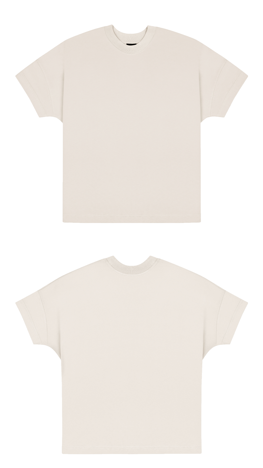 Basic (Build your own) Soft Touch T-Shirt – Off white