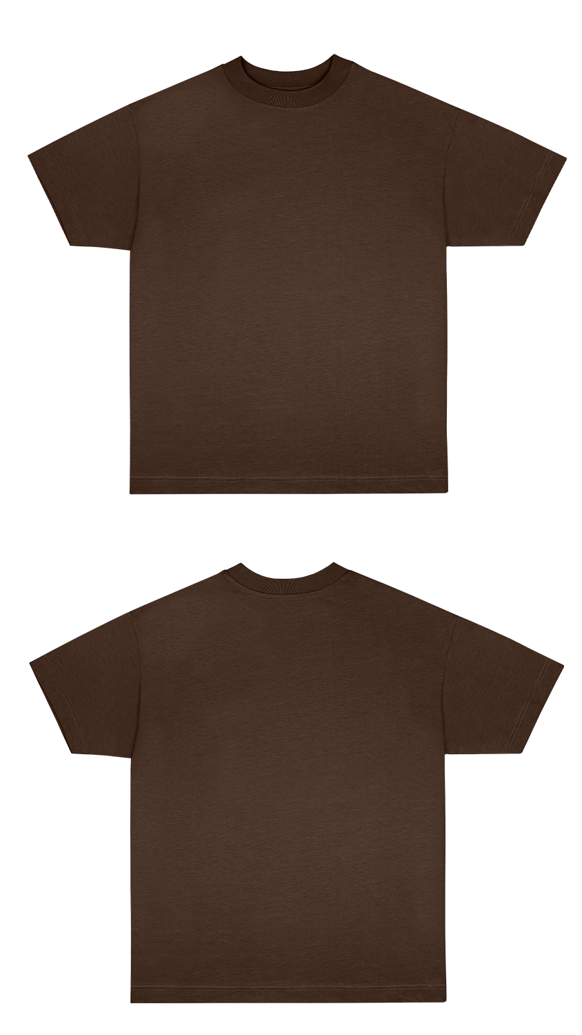 Basic (Build your own) Oversized T-Shirt 3.0 – Espresso