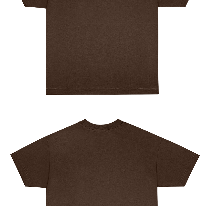 Basic (Build your own) Oversized T-Shirt 3.0 – Espresso