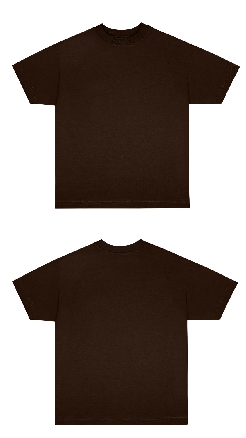 Basic (Build your own) Soft Touch T-Shirt 3.0 – Espresso