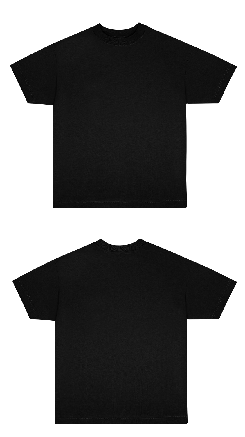 Basic (Build your own) Soft Touch T-Shirt 3.0 – Schwarz