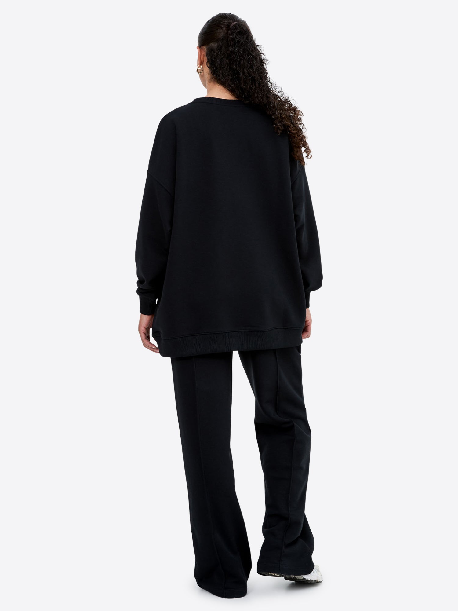 Original Light Wide Waistband Sweater – Schwarz