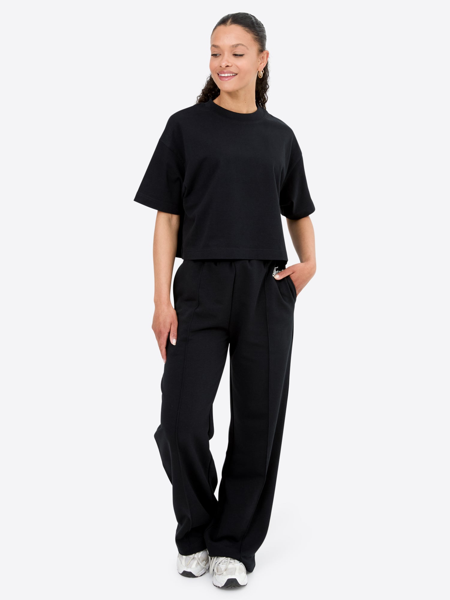 Crop Shirt – Schwarz