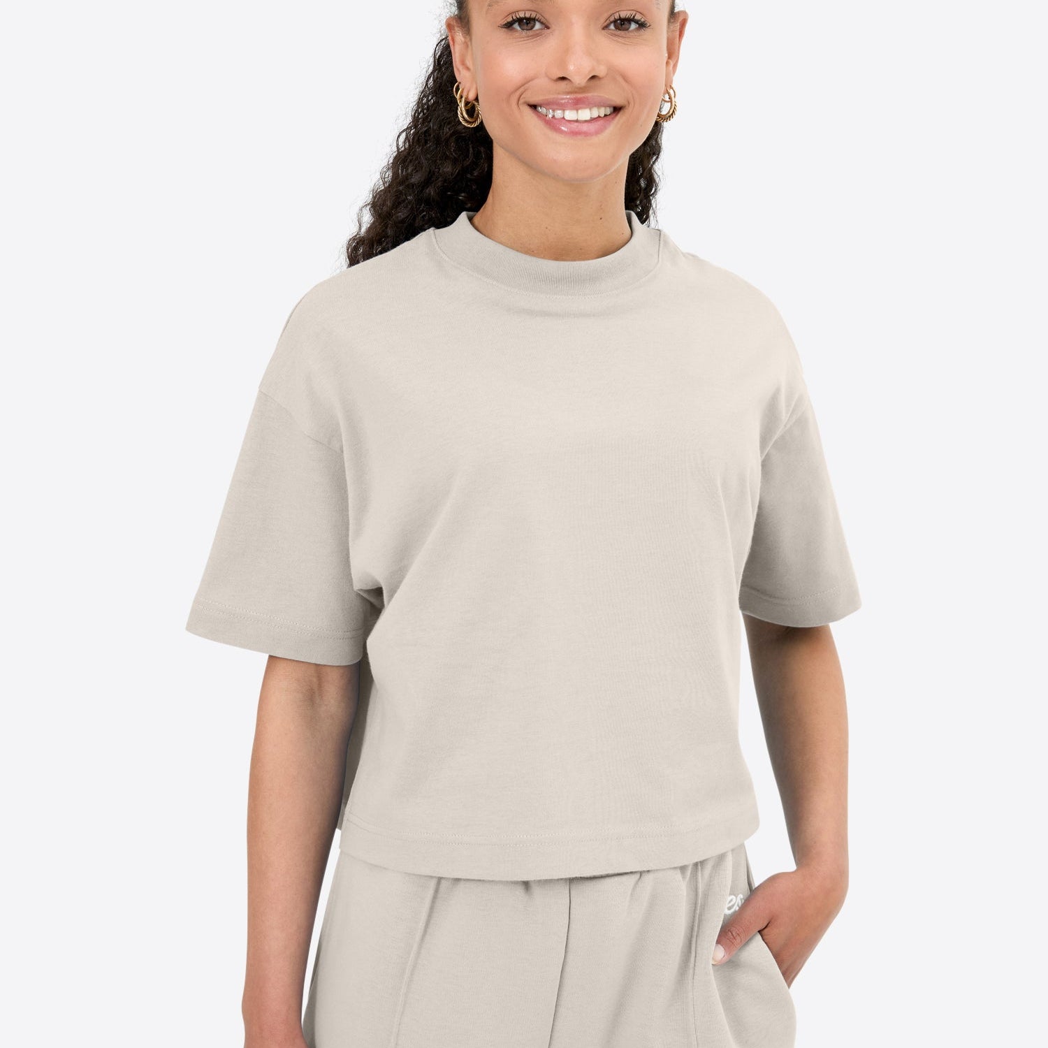 Crop Shirt – Beige