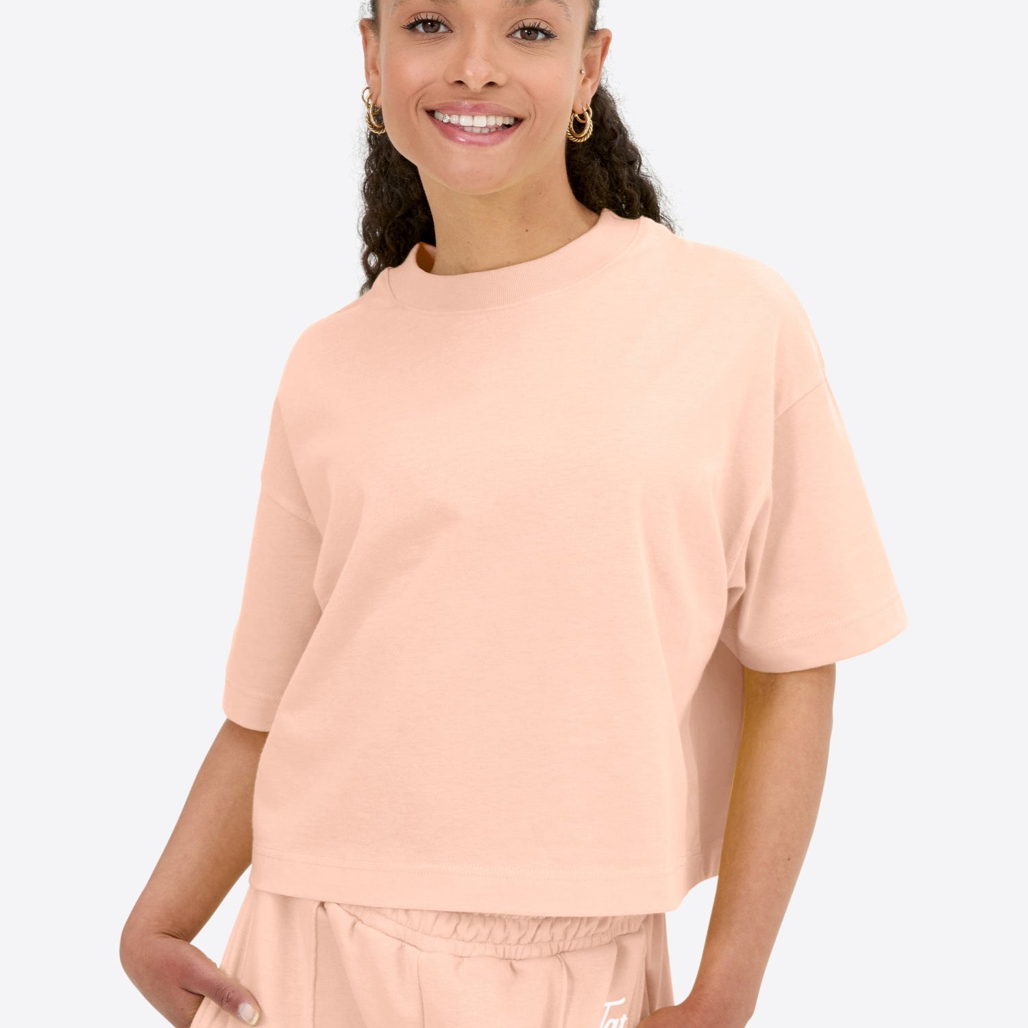 Crop Shirt – Peach