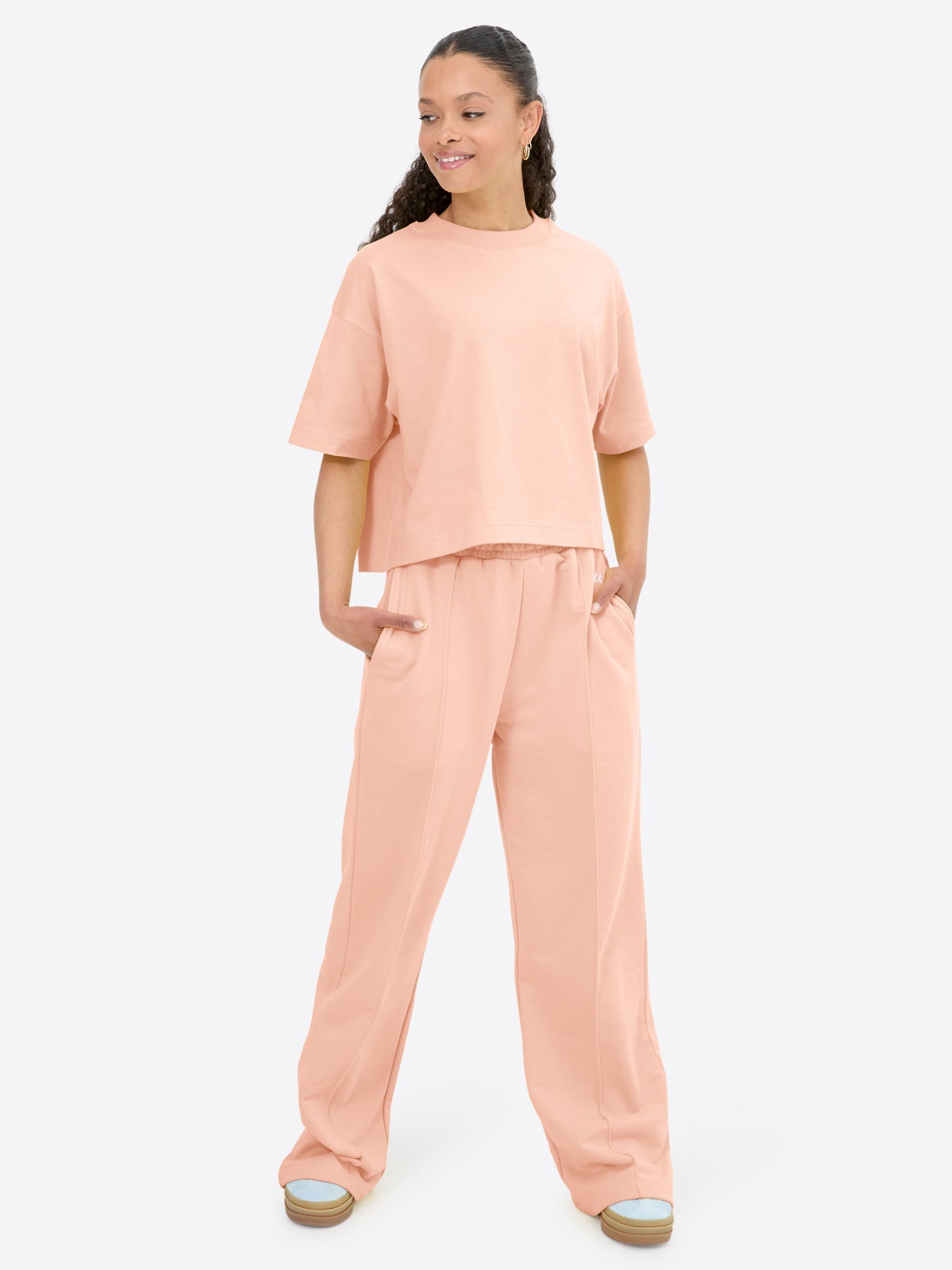 Crop Shirt – Peach