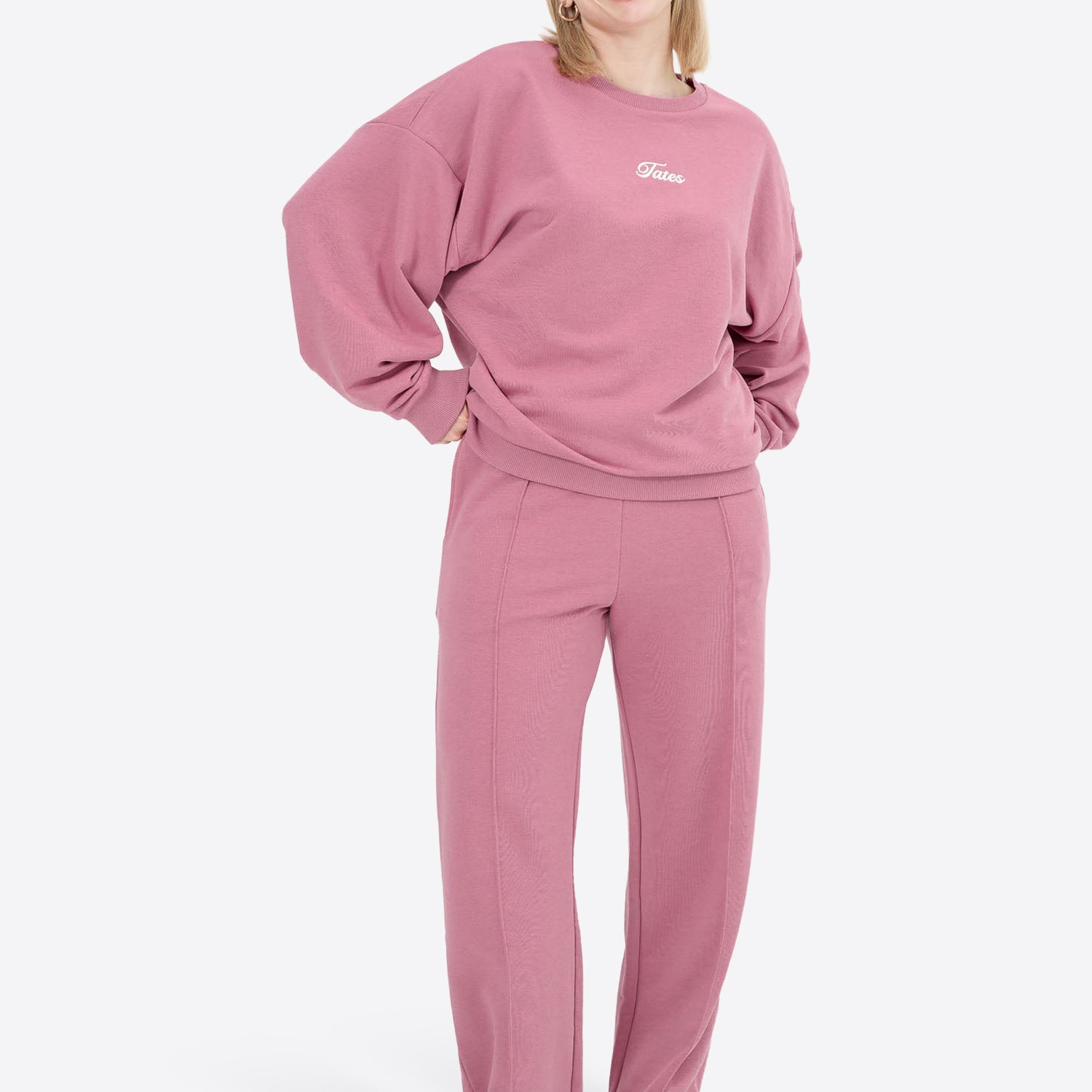 Light Jogginghose mit Biese – Rouge