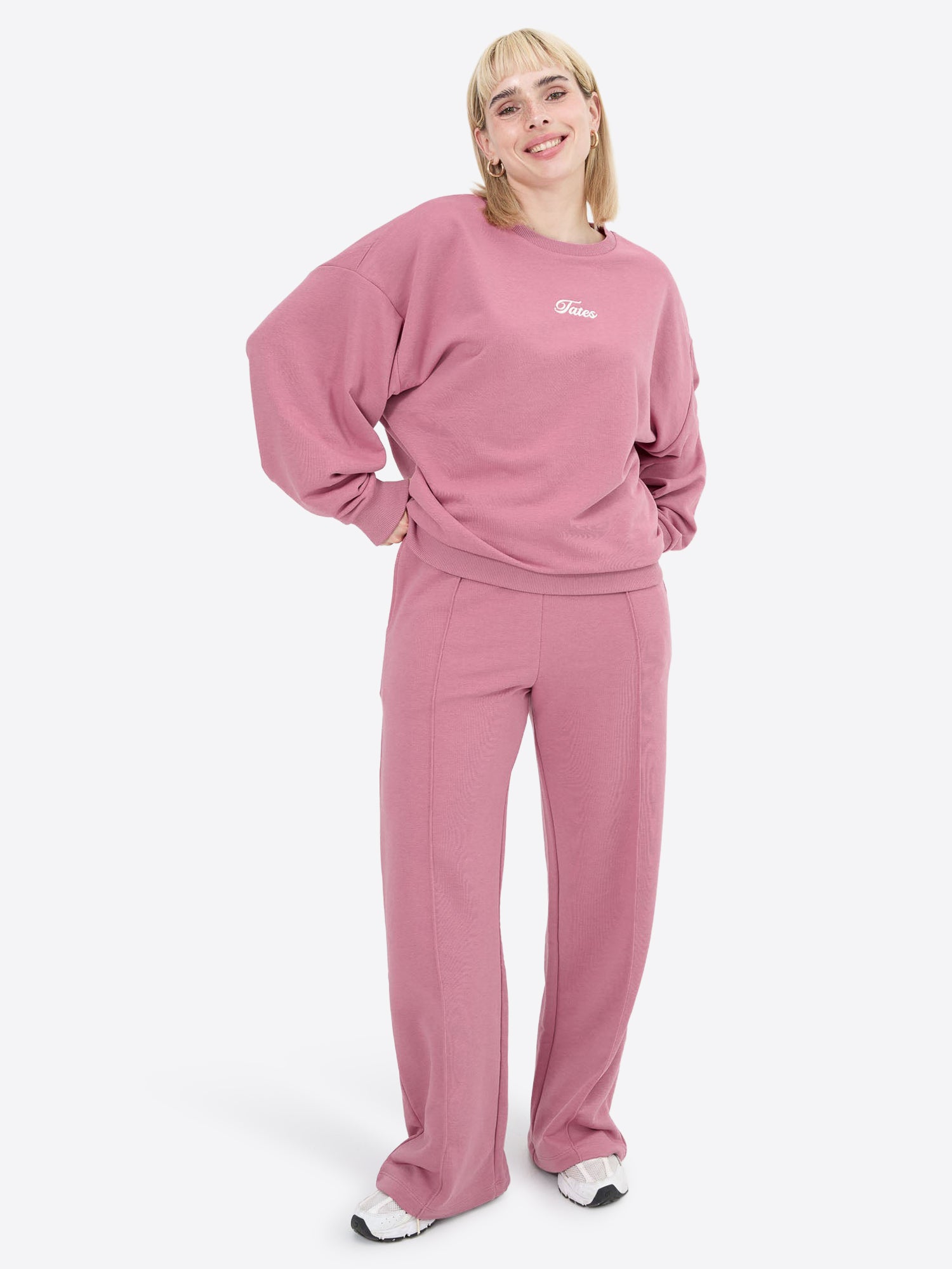 Light Jogginghose mit Biese – Rouge