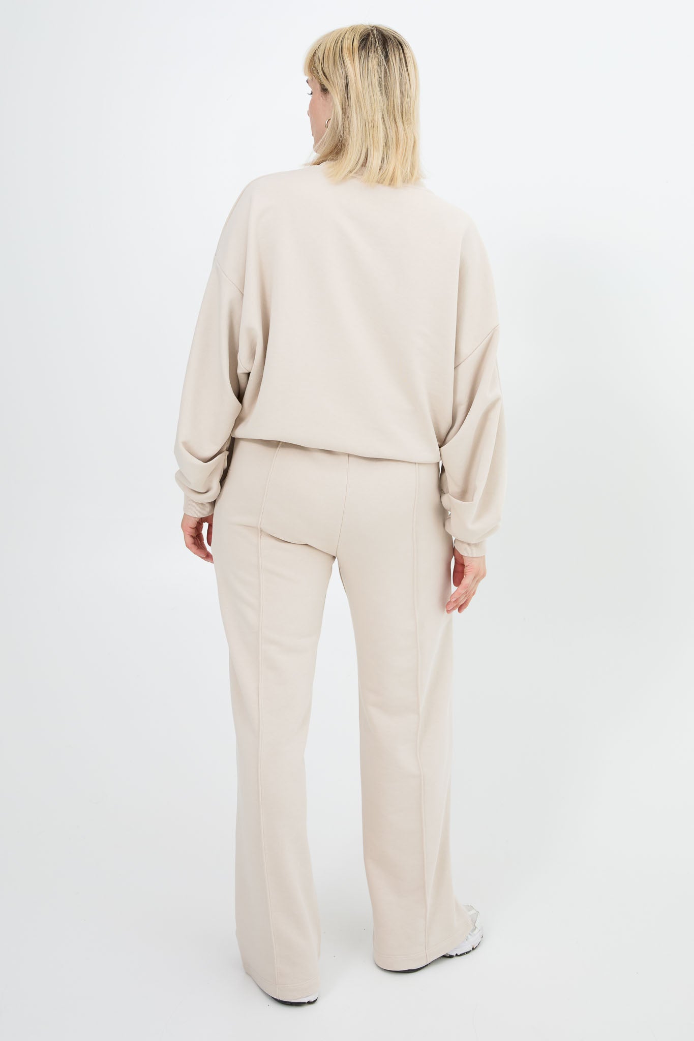 Light Jogginghose mit Biese – Beige