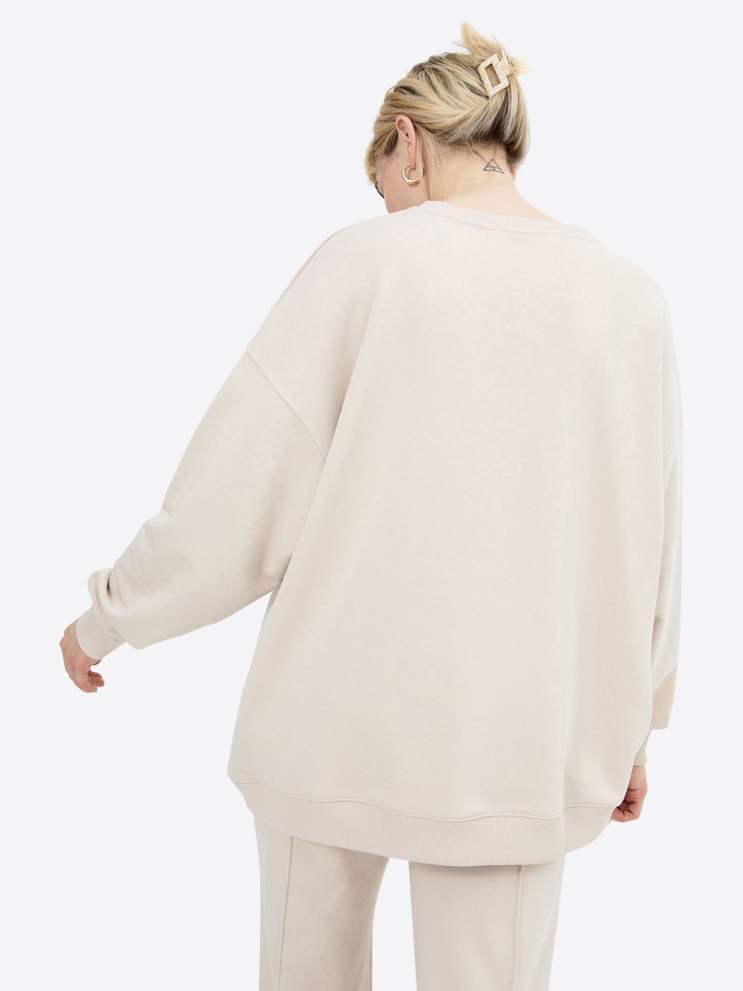 Original Light Wide Waistband Sweater – Beige