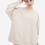 Light Wide Waistband Sweater – Beige