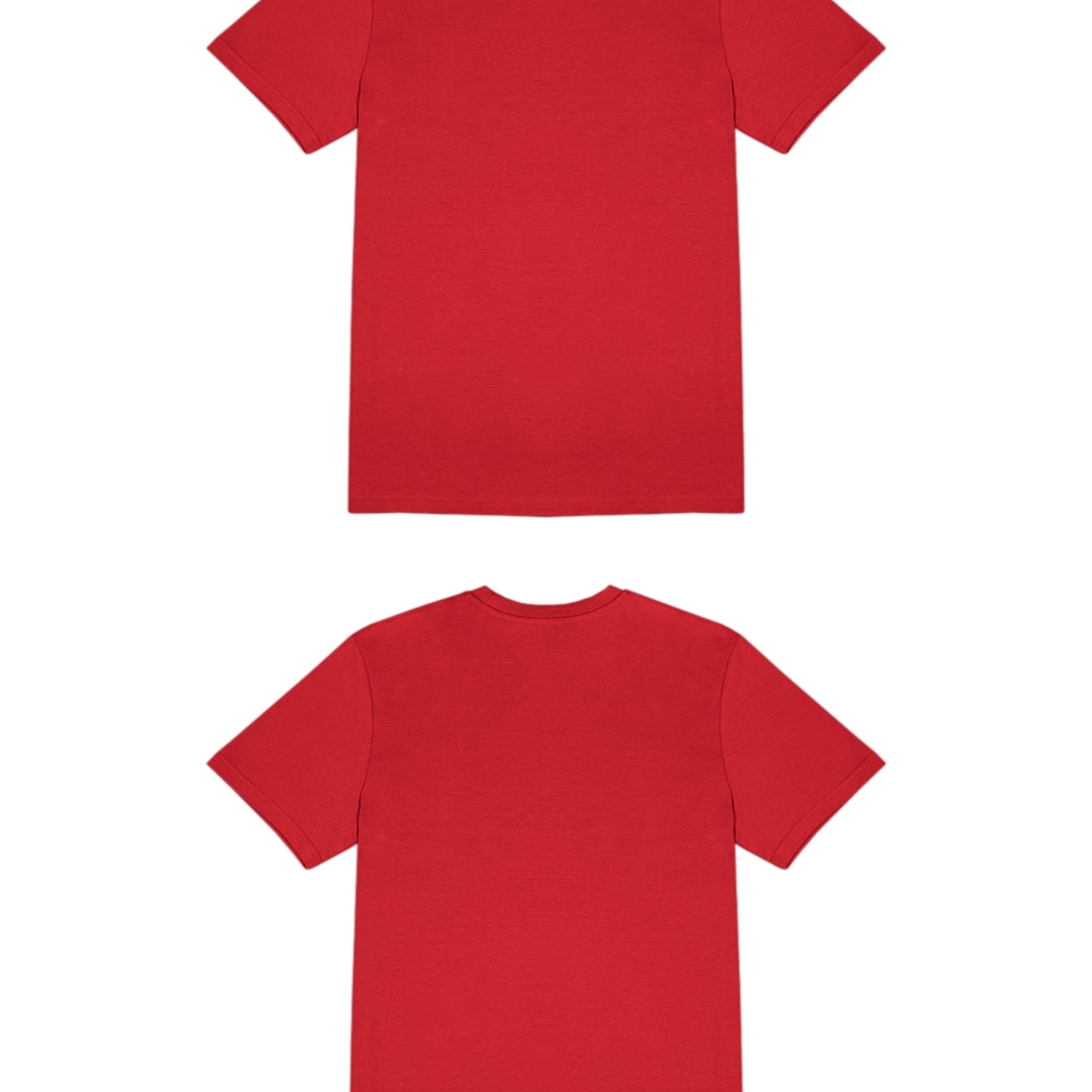 Basic (Build your own) T-Shirt Kräftige Farben – Red