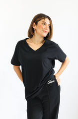 V-Neck Soft Touch T-Shirt (Oversized)