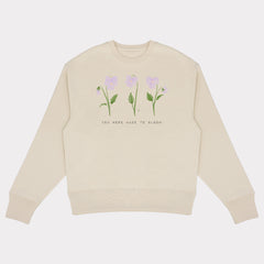 Sweater (Oversized) "Birthflower Februar"