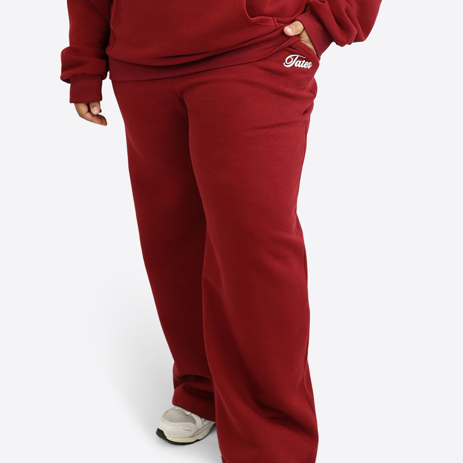 Verstellbare Jogginghose – Cranberry