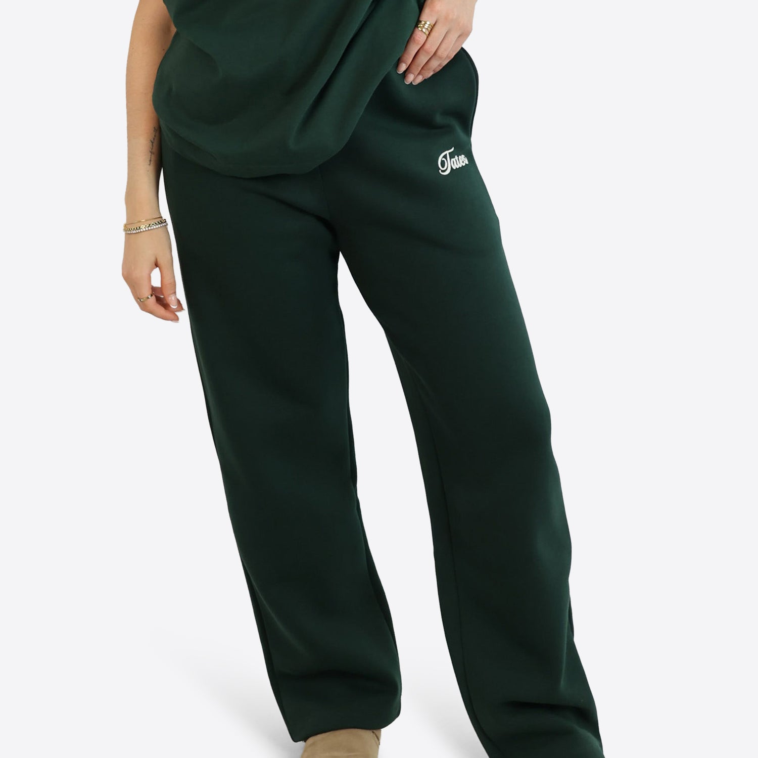Verstellbare Jogginghose – Pine Green