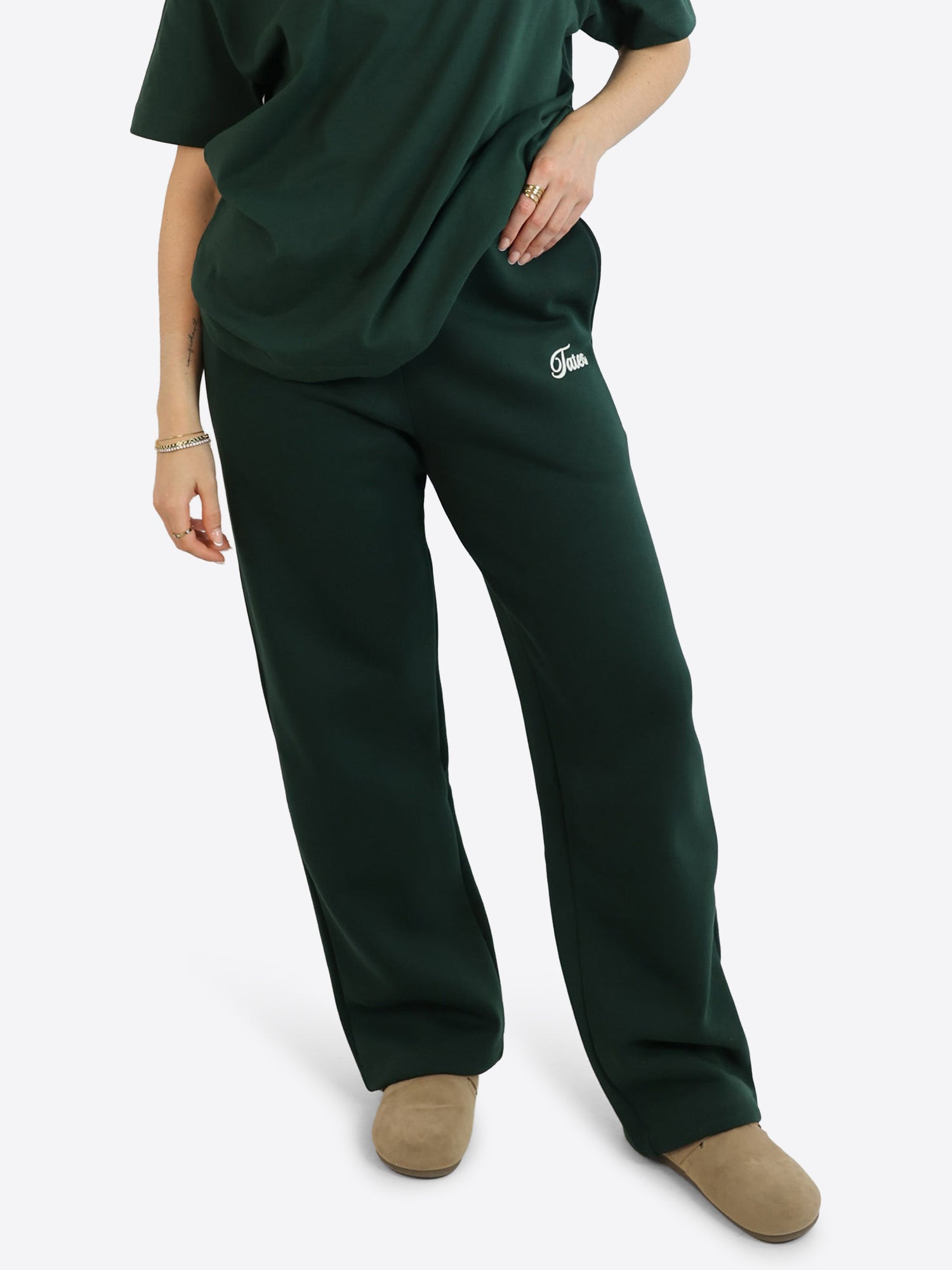 Verstellbare Jogginghose – Pine Green