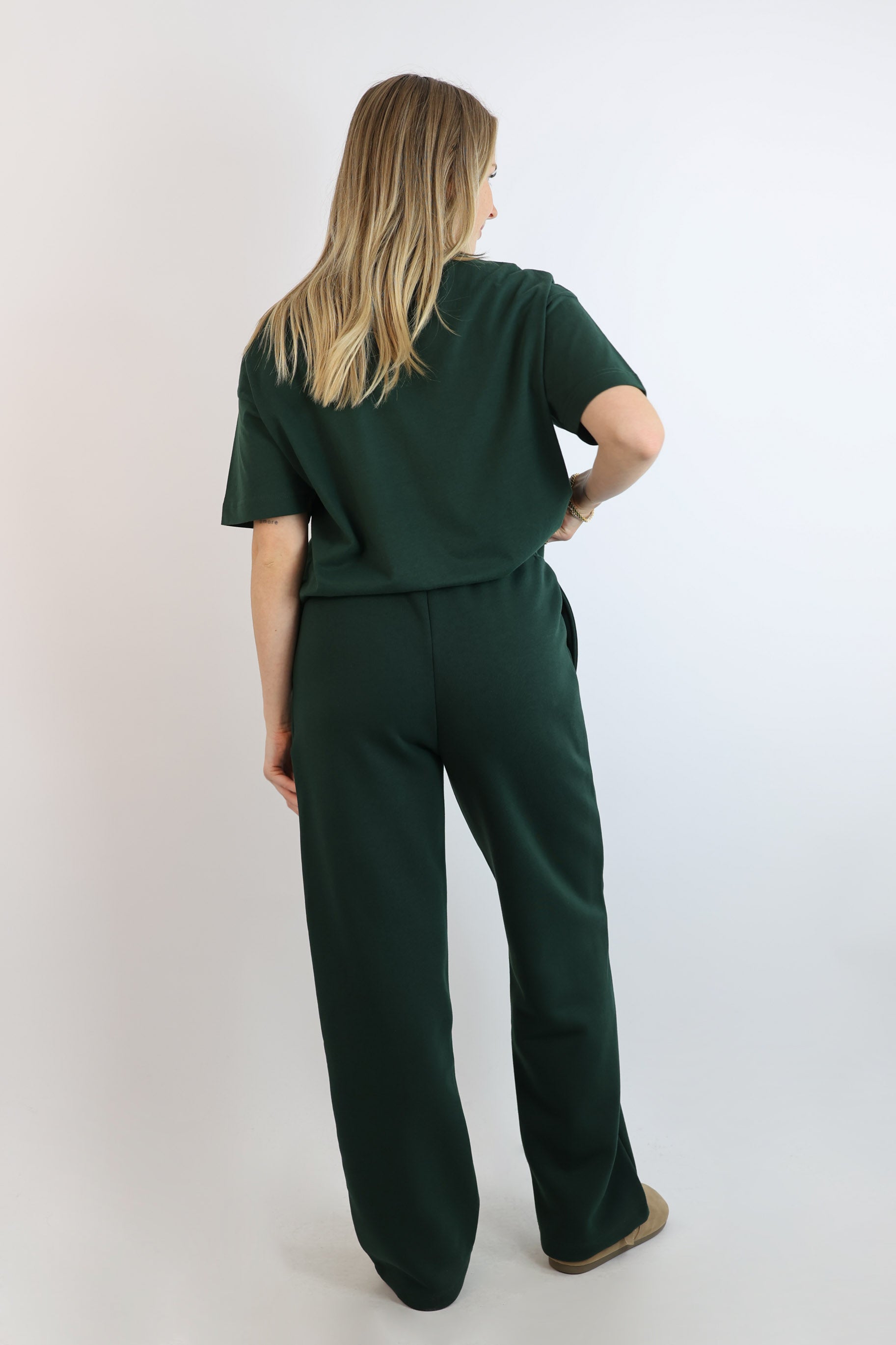 Verstellbare Jogginghose – Pine Green