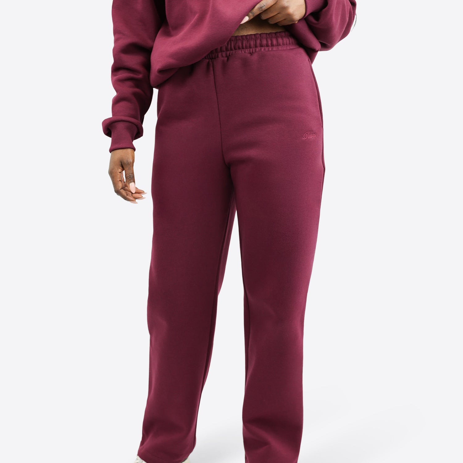 Verstellbare Jogginghose - Plum