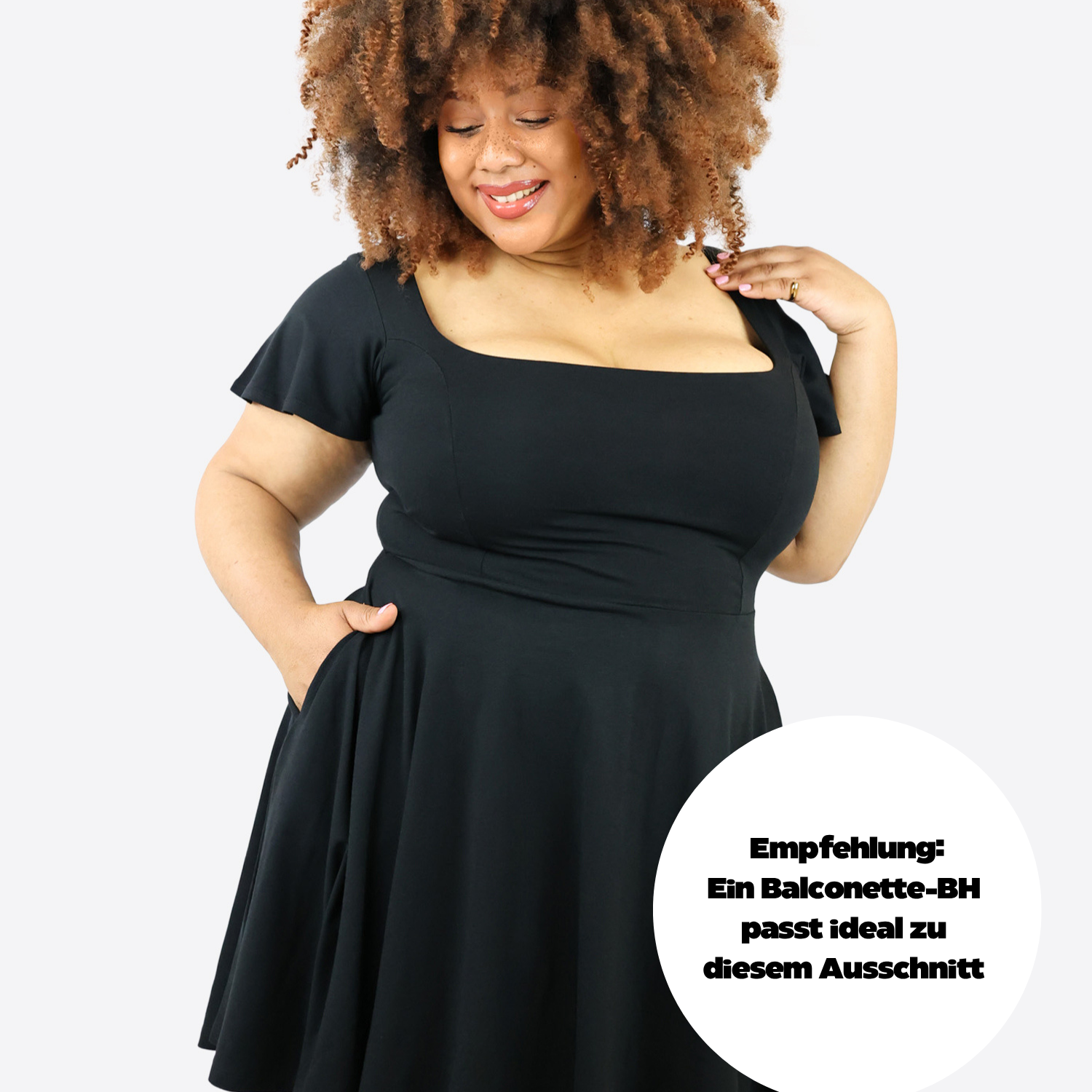 Classic Skort Kleid Ivy - Schwarz