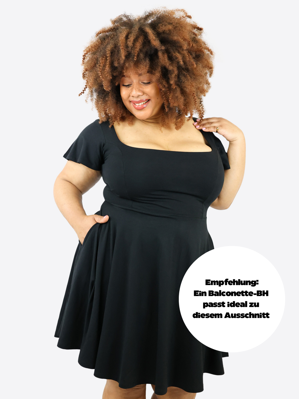 Classic Skort Kleid Ivy - Schwarz