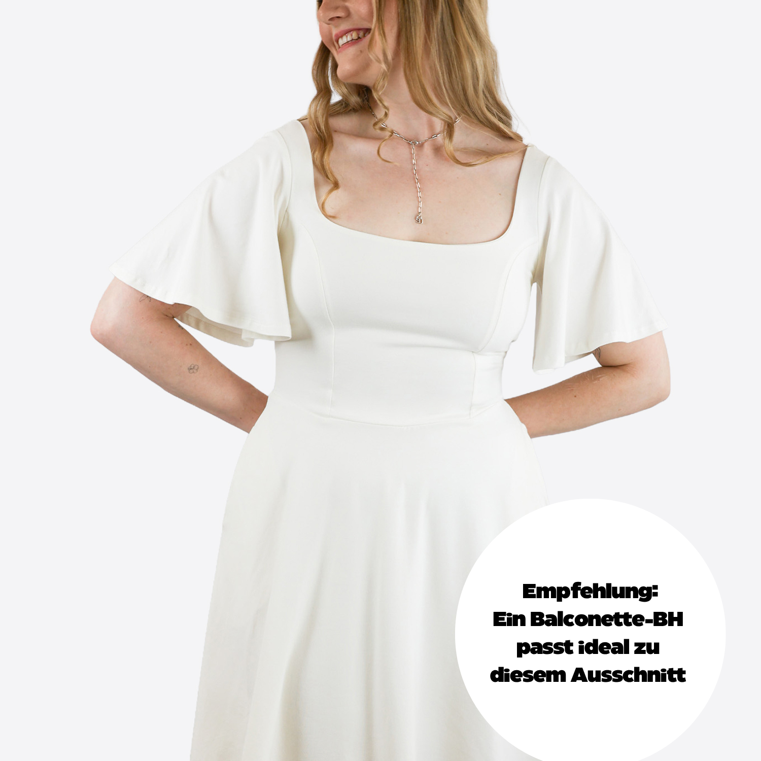 Classic Skort Kleid Mara - Off White