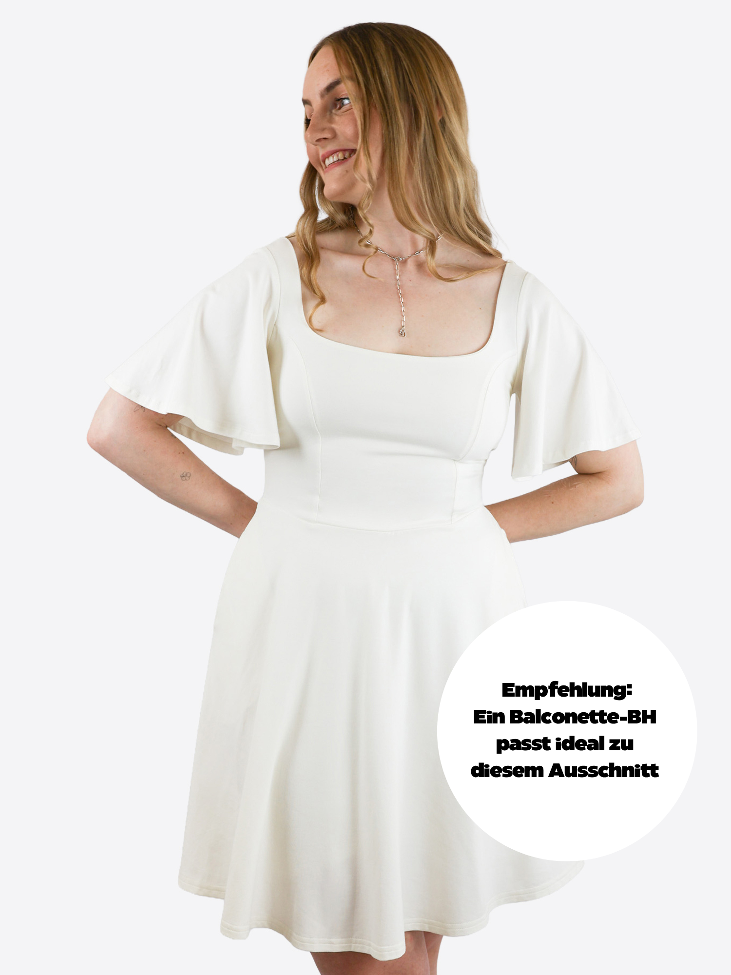 Classic Skort Kleid Mara - Off White