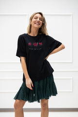 Soft Touch T-Shirt (Oversized) "Birthflower Dezember"