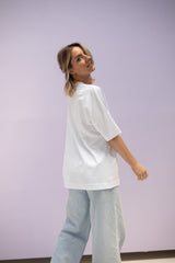 T-Shirt (Oversized) "Birthflower August"