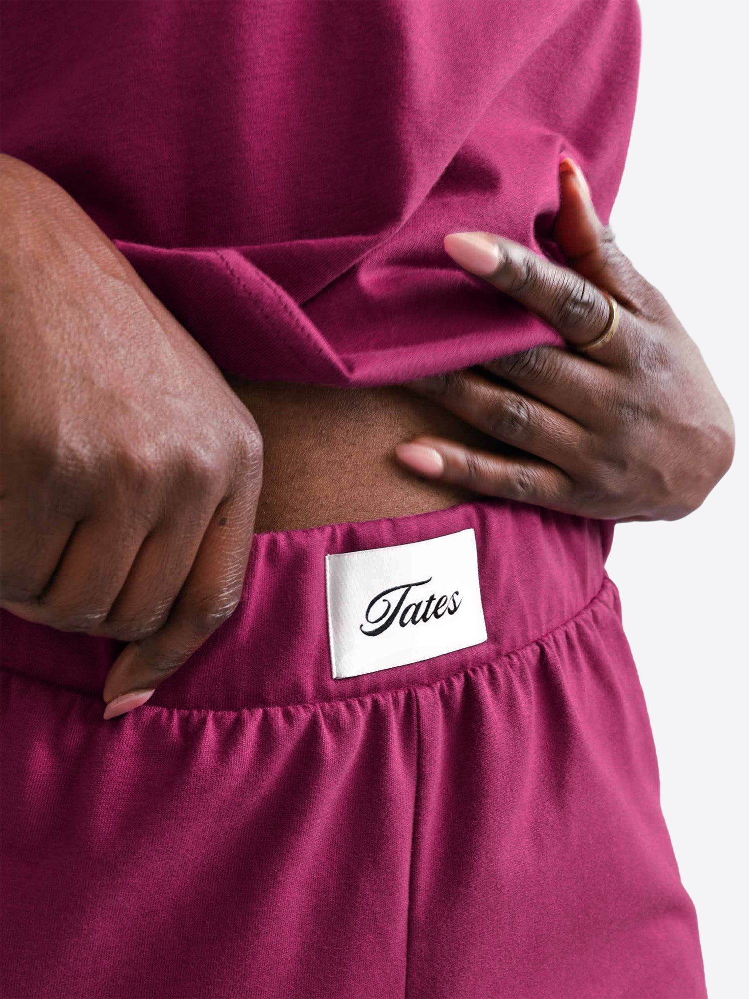 Wide Leg Hose – Berry