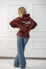 The Original Regular Waistband Hoodie "I made you coffee"