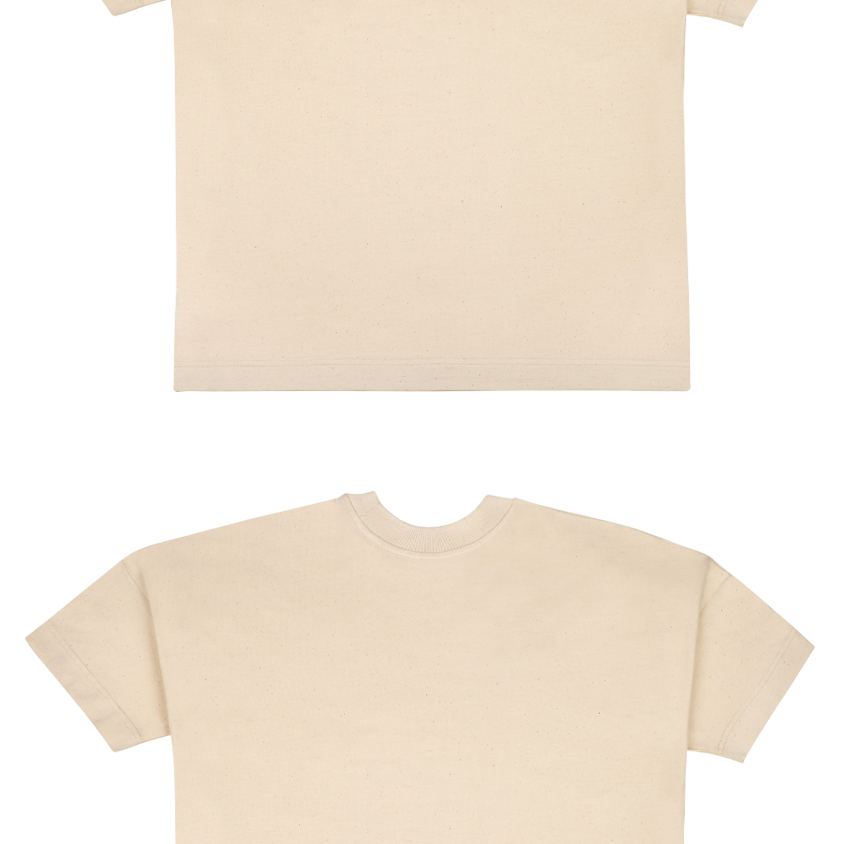 Basic (Build your own) T-Shirt – Natural Raw